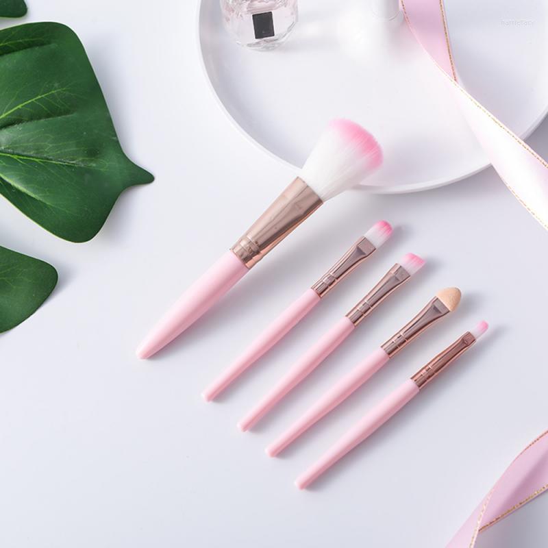 

Makeup Brushes 5pcs Set Eyeshadow Eyeliner Eyebrow Foundation Lip Highlight Make Up Brush Cosmetic