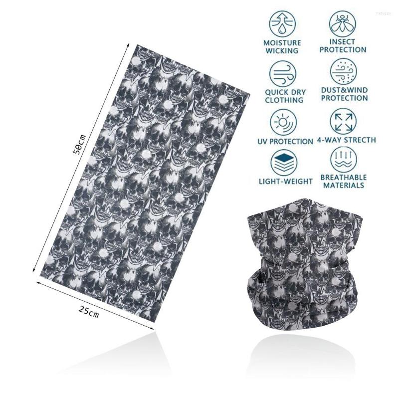 

Bandanas Cooling Neck Gaiter For Outdoor Cycling Hiking Ski Fishing Art Printing Seamless Face Bandana Women Men Undercap Scarf Decor