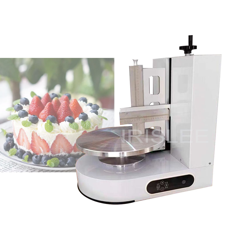 

Birthday Cake Cream Icing Coating Machine Automatic Round Bread Cake Cream Butter Cake Cream Spreading Daubing Icing Machine