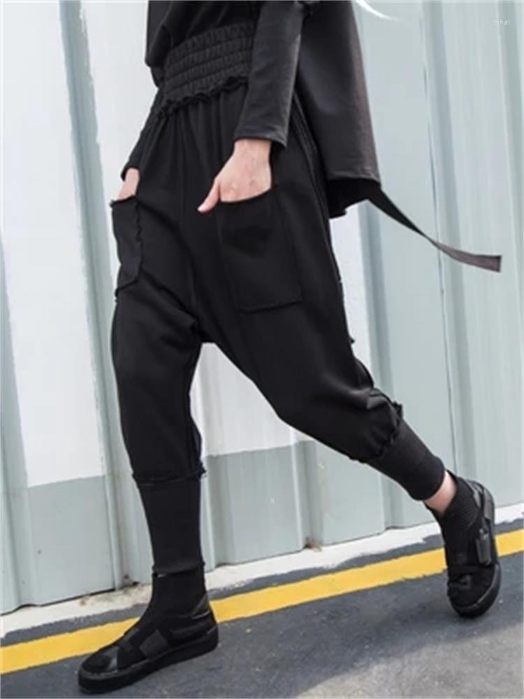 

Women' Pants 2022 Fall And Winter Style Harem Loose Fat MM High Waist Stretch BF Street Women, Black