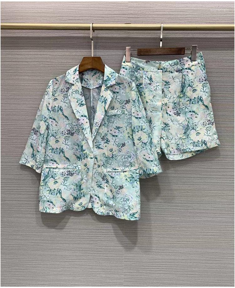 

Women' Tracksuits ST07306 Fashion Women' Sets 2022 Runway Luxury European Design Party Style Clothing, Picture shown