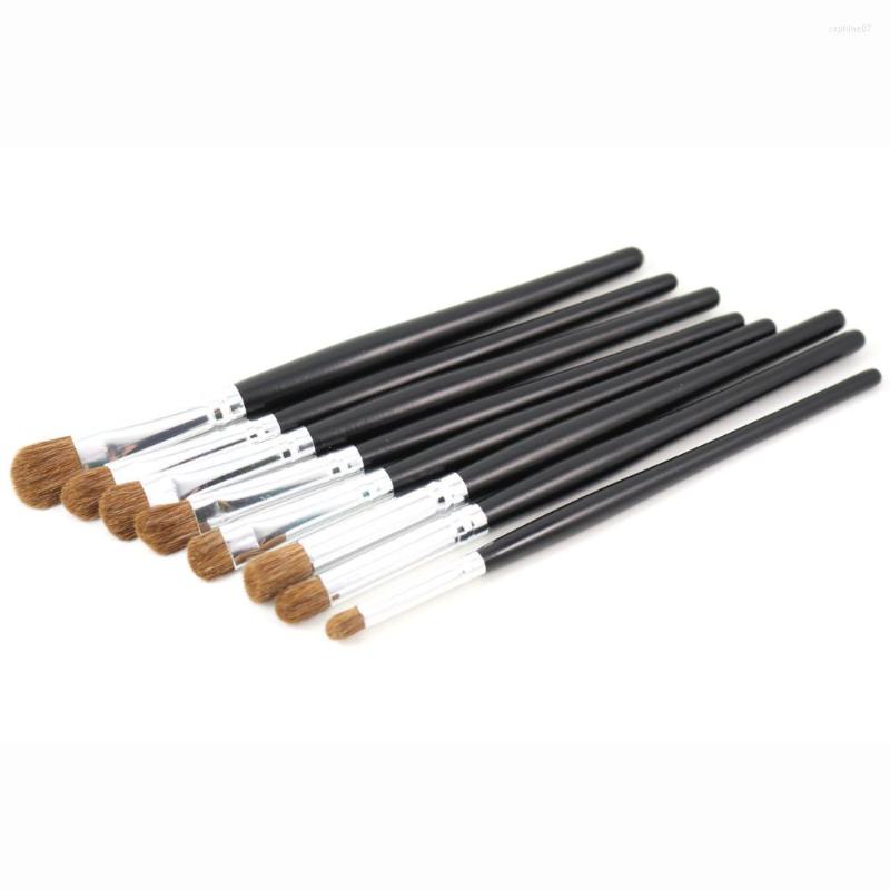 

Makeup Brushes Professional Eyes Set Nature Hair Eye Shadow Liner Brow Cream Smudge Contour Shading Blending Tools Kit