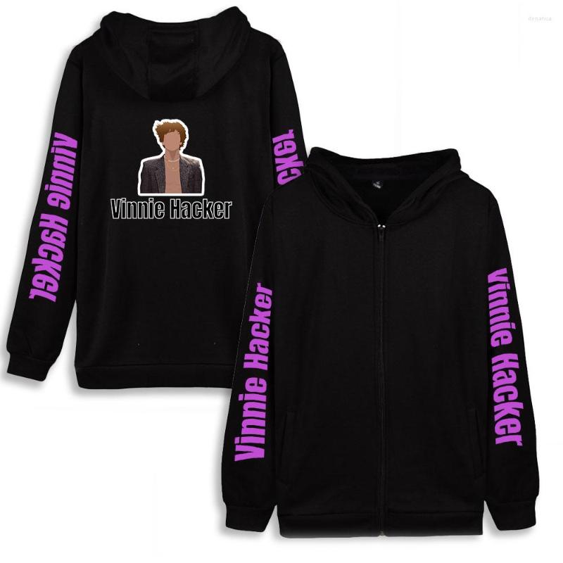 

Men's Hoodies Vinnie Hacker Zipper Loose Sweatshirts Hip Hop Polyester Cloth Plus Volleyball Creative Zip Hoodie Oversized, White