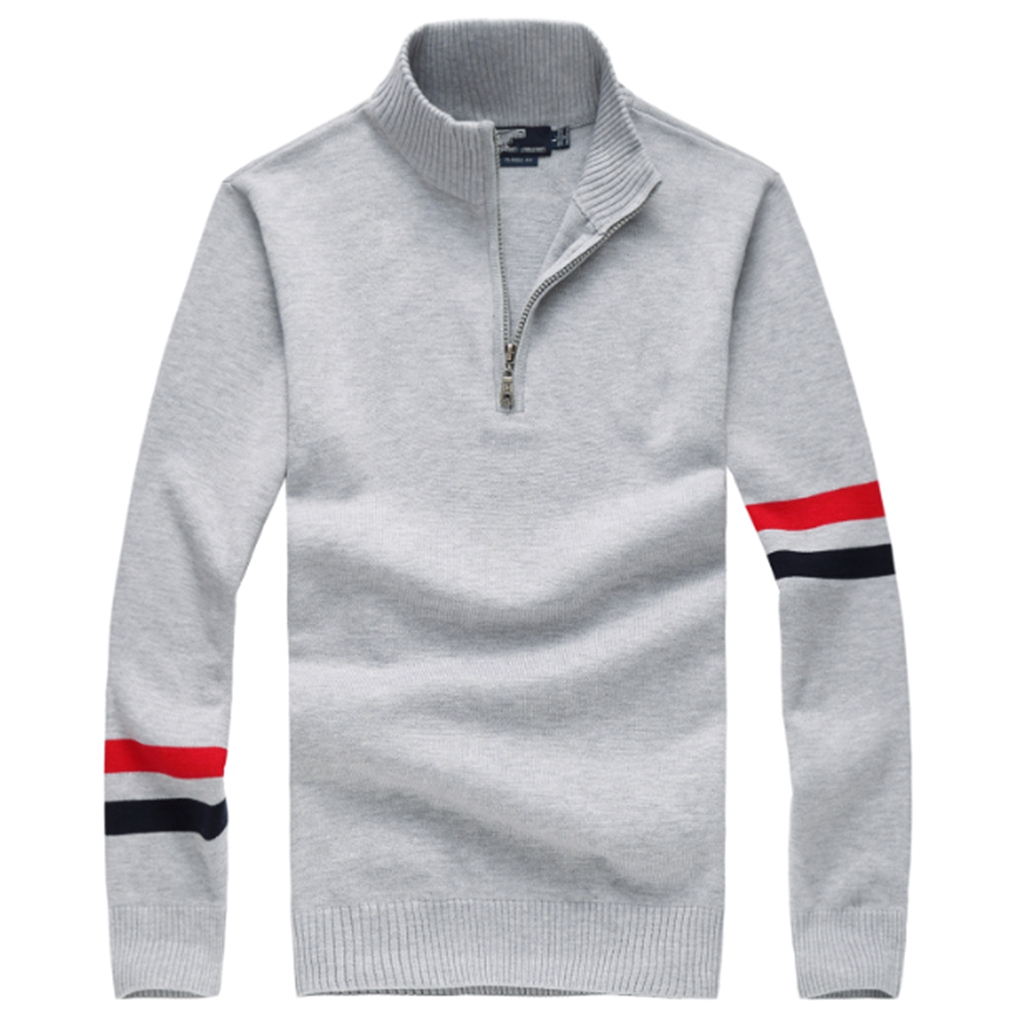 

Wholesale package mail 2129 pieces of new polos shirts in autumn and winter Europe and America men's long sleeved casual cotton large fashion sweater sweaters s-2XL, Asian size