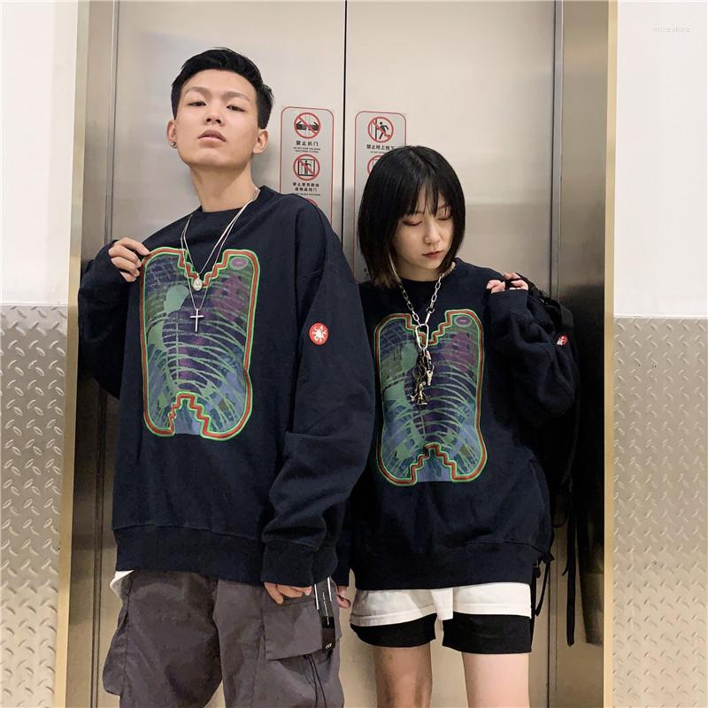 

Men' Hoodies 2022 CAVEMPT Couple Embroidered Sweatshirts Men' And Women' Loose C.E Washable Top Pullover WY550, Navy blue