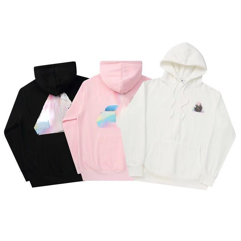 2022 European American Street Hooded Sweater Palaces Designer Neon Sweaters Men's and Women's Pullover Loose Casual Sweatshirt Fashion