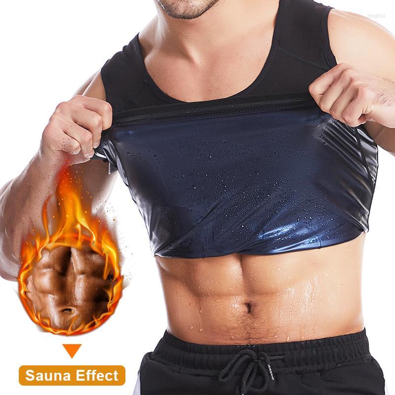 

Men's Body Shapers Men's Neoprene Vest Mens Shaper Modeling Fat Burning T Shirt Slimming Belt Belly Sweat Weight Loss Waist Trainers