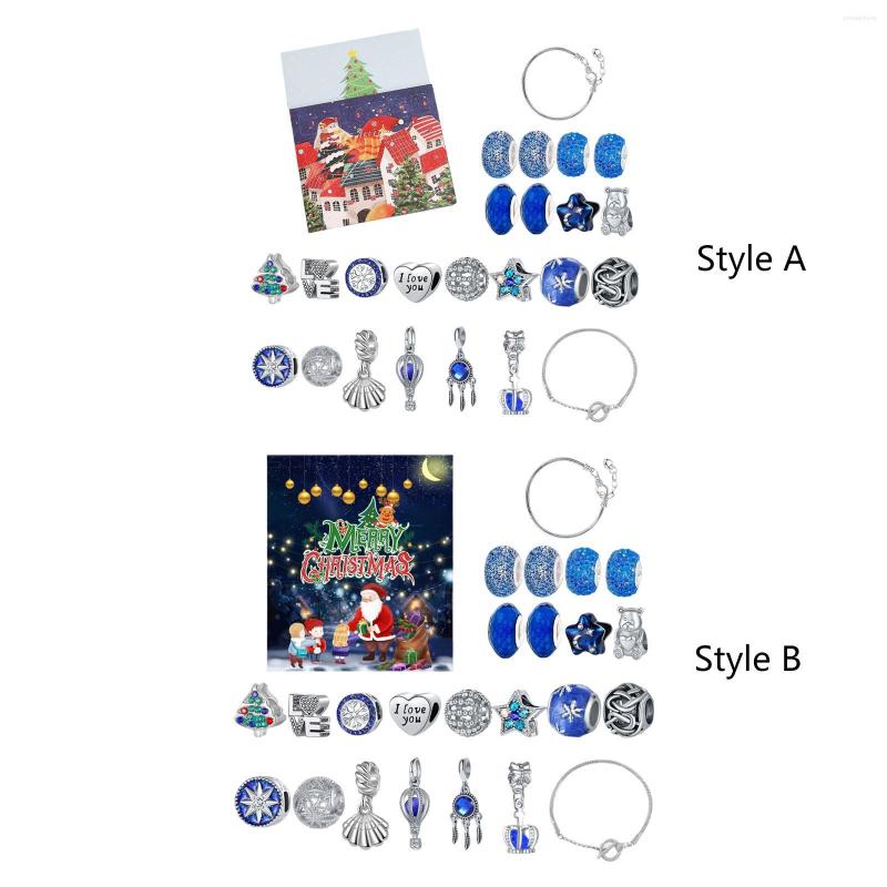 

Charm Bracelets Christmas DIY Jewelry Making Kit Gifts For Girls Adult Women Birthday