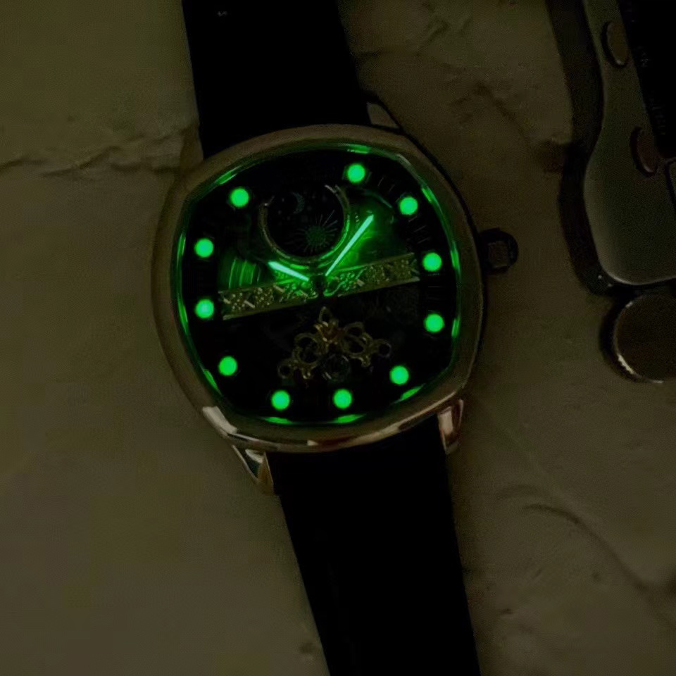 

Men Watches 43mm Top Brand Luxury Watch Steel Case aaa Tourbillon Automatic Mechanical Watch Super Luminous Male Wristwatch