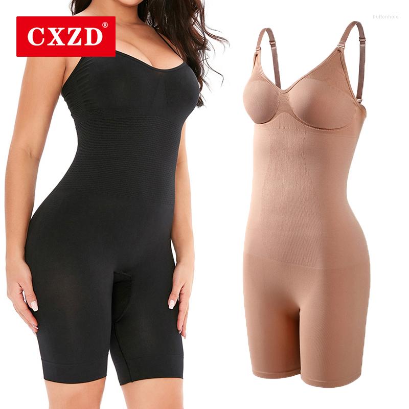 

Women's Shapers CXZD 2022 Women's Slimming Waist Trainer Body Post Parto Girdle Shapewear Underbust Corset BuLifter Bodysuit, Black