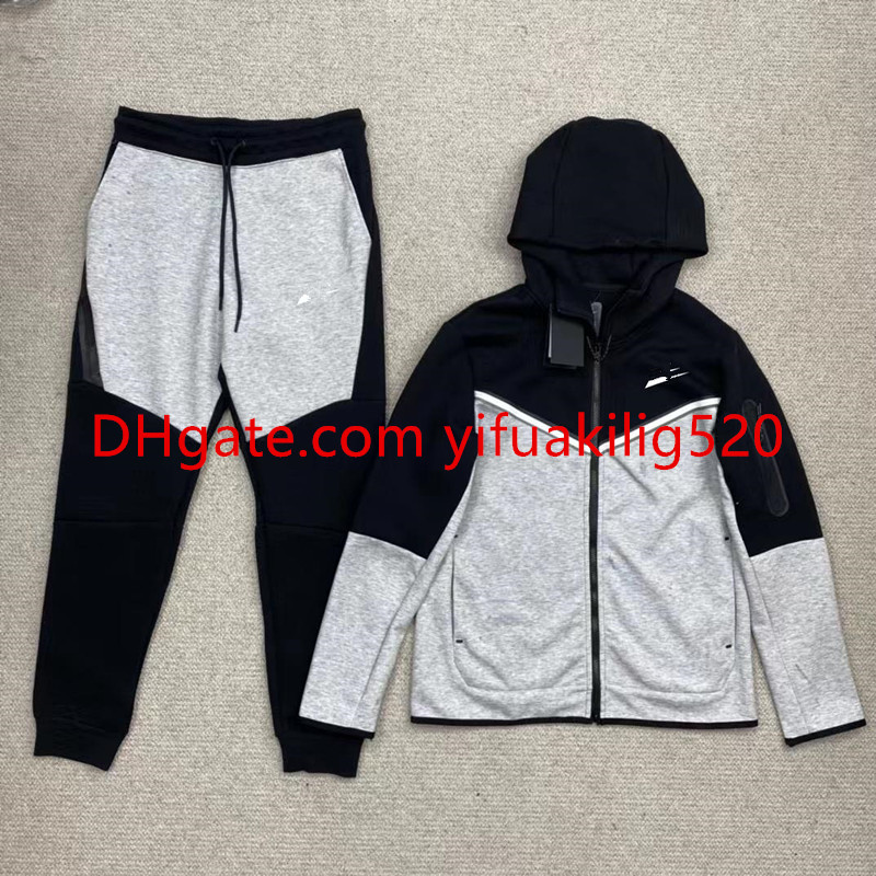 

Men Designer Tracksuits Hoodies Pants Set Hooded Mens Sweat Suits Patchwork Black Solid Brand 2022 Autumn Winter hoodie sweater Sportsuit 25SS, Customize