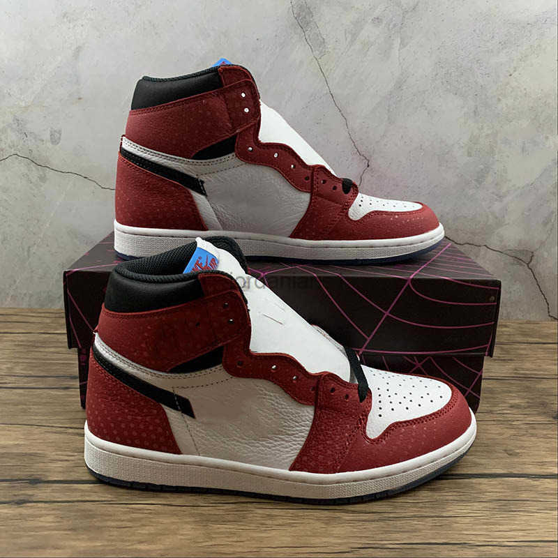 

Jumpman 1 High OG Origin Story Basketball Shoes Outdoor SNKRS Sports With Original Box jumpmanshoel, #1
