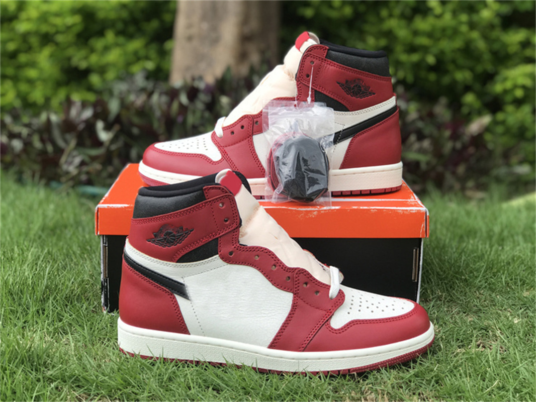 

2022 Authentic Basketball Shoes 1 High OG Lost Sneakers Found Varsity Red Black-Sail Muslin Retro Athletic 1S Chicago Reimagined Starfish Men Sports Shoes With Box, Customize