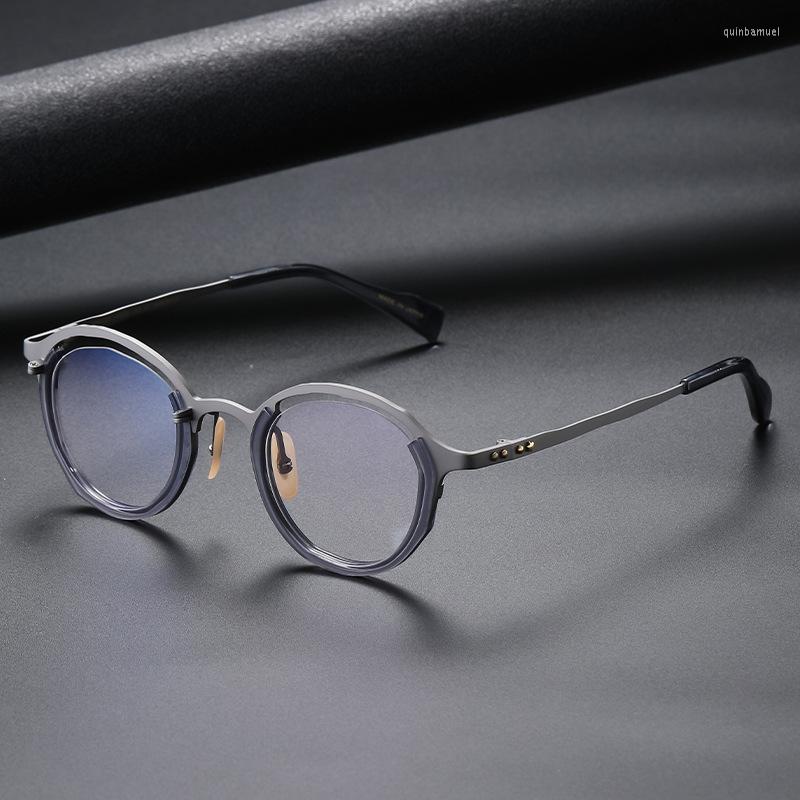 

Sunglasses Frames Japanese Designer Titanium Glasses Men Vintage Handmade Round Eyeglasses Frame Women Optical Myopia Prescription Eyewear