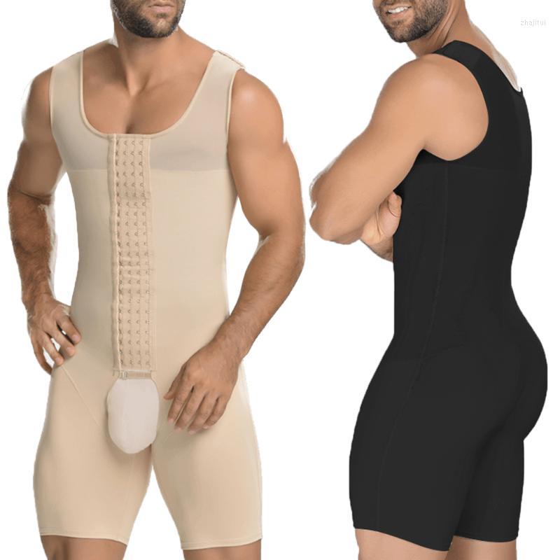 

Men' Body Shapers Mens Shaper Weight Loss Shapewear Full Open Crotch Slimming Tummy Abdomen Waist Trainer Underwear Bodysuit Men