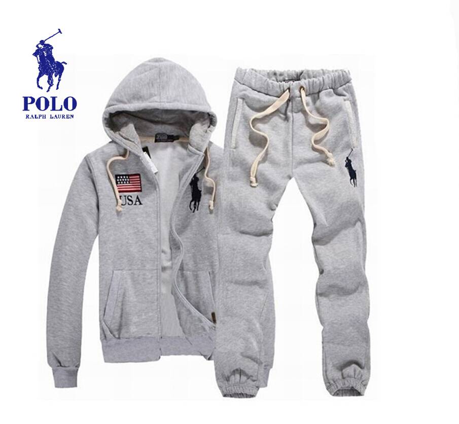 26Color ASH POLO Hommes Survêtement Sweats1 Designer Sweat Suit Deux Pièces Ensemble Sport Pantalon de Survêtement avec Manches Longues à Capuche