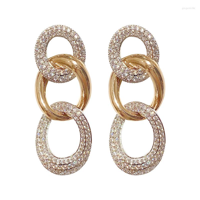 

Dangle Earrings Fashion Vintage Heavy Punk Chain Drop Earring For Women