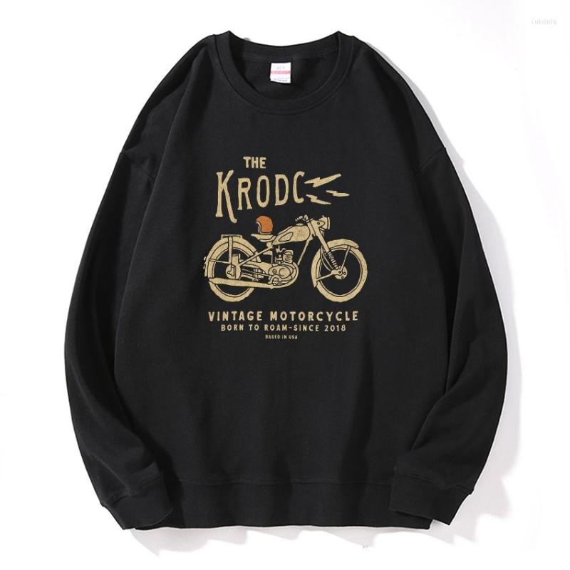 

Men' Hoodies Drop Cotton Hooded Motorcycle Unisex Sweatshirts Funny Big Size Men Loose, Motor06-blk