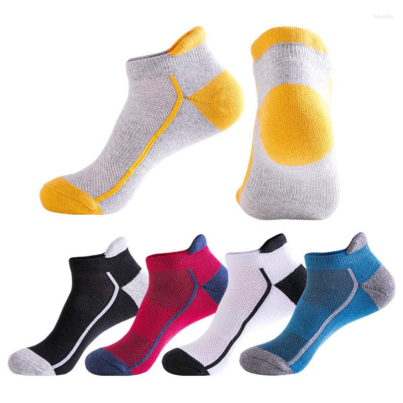 

Sports Socks Running Men Athletic Ankle Outdoor Sport Thin Breathable Quick Dry Fitness Cycling Compression Low Cut, Black