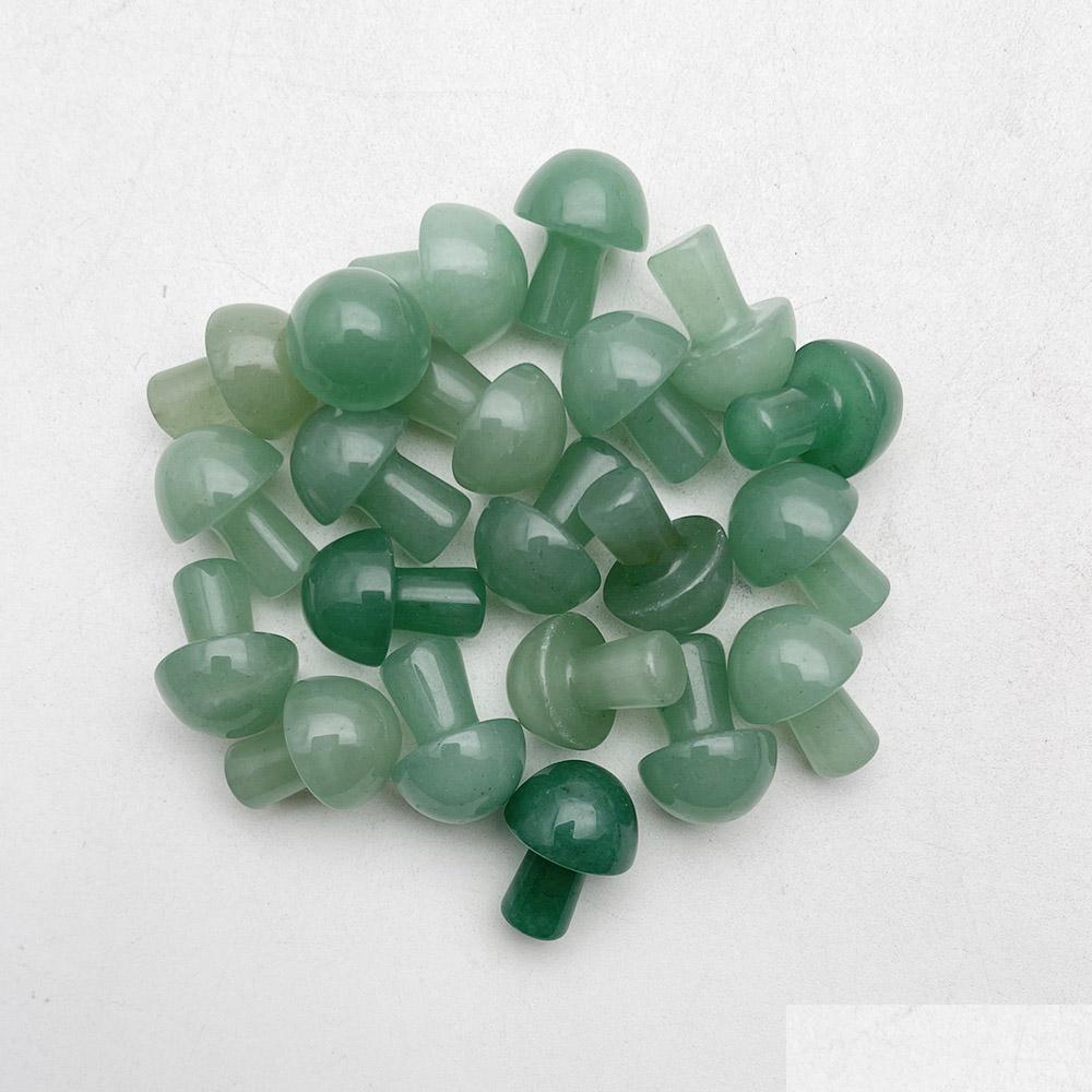 

Stone Green Aventurine Stone 20Mm Mushroom Statue Carved Decoration Quartz Hand Polished Healing Reiki Trinket Gift Room Plant Orname Dhmta