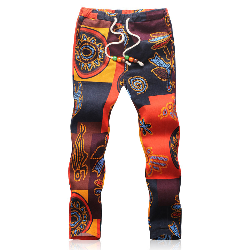 

Men's Pants Summer Designer Linen Pants Men Printing Casual Jogger Pants Boys 221010, K17