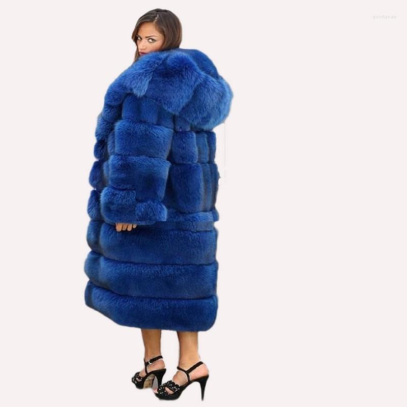

Women' Fur Size Plus 4XL Faux Jacket Women Fashion Imitation Mink Coat Lady Blue Gorgeous Abundance Parka Woman Outerwear, White