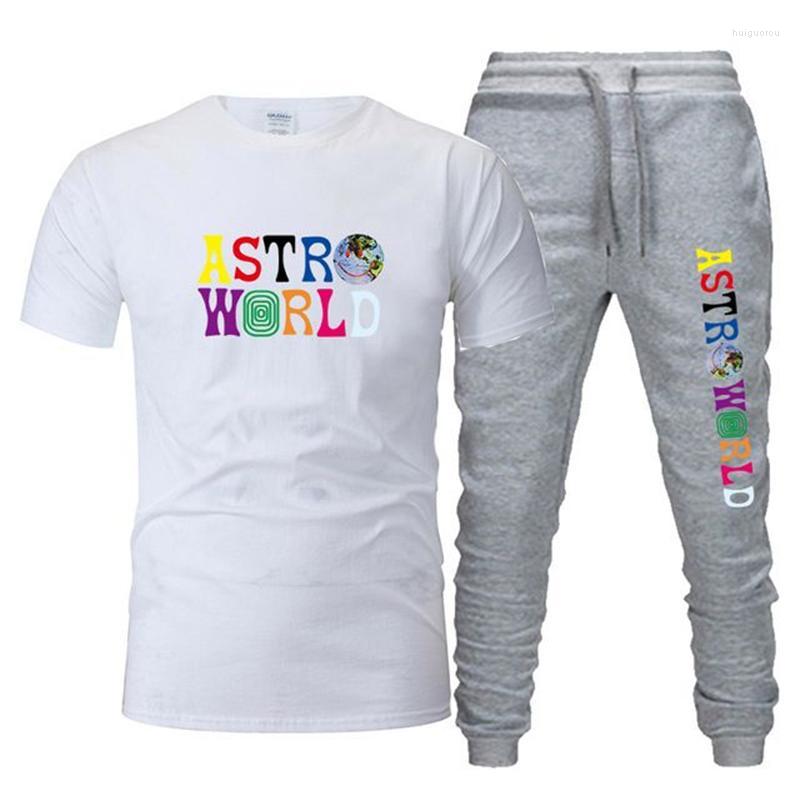 

Men's Tracksuits Men's 2022Casual Male Tracksuit Clothing Summer Men Set Fitness Suit Sporting Suits Short Sleeve T Shirt Pants 2 Piece