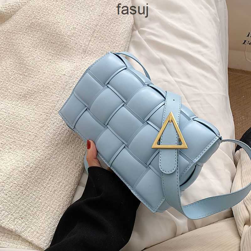 

Fashion Ladies Bottess bags Venetas Zhao Lusi Same Woven Boston Pillow One Shoulder Crossbody Versatile Small Square, Khaki
