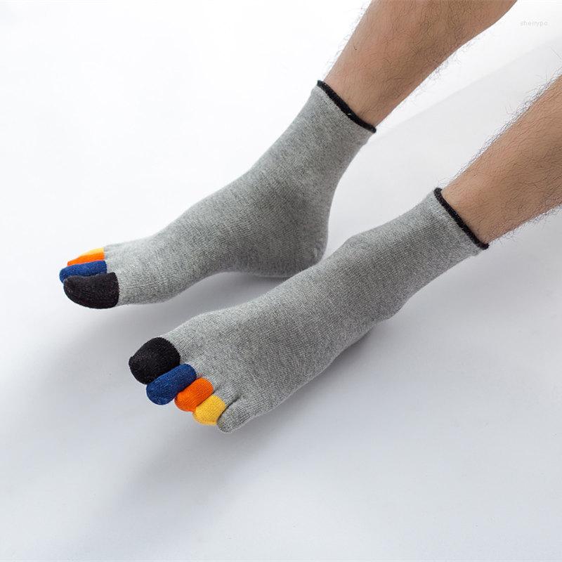 

Men's Socks Men's Five Finger Colorful Men Toe Comfortable Mens Gifts, Black