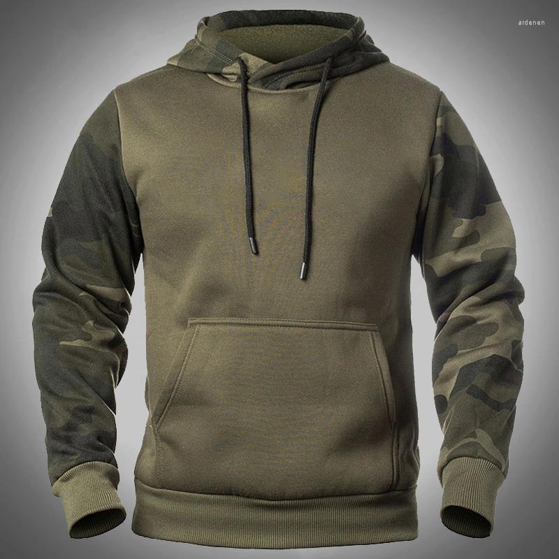 

Men' Hoodies Autumn Military Camouflage Fleece Army Tactical Male Winter Camo Hip Hop Pullover Hoody Sweatshirt Loose Coats, Wy14a khaki