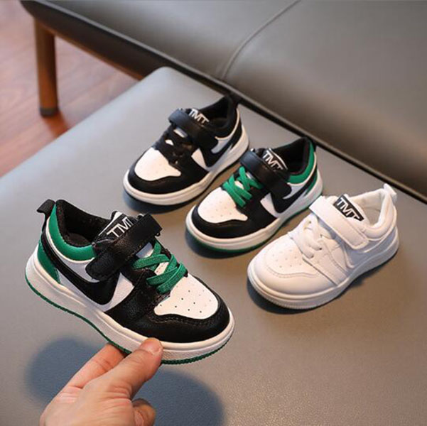 

Children Shoes Girls Boys Sport Shoes Anti slip Soft Bottom Kids Baby Sneaker Casual Flat Sneakers, Green
