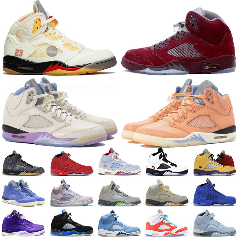 

Jumpman 5 Men Designer Basketball Shoes Burgundy 5s V DJ Khaled Green Bean Expression Low Fire Red What The Gators Concord Sneakers Trainers Big Size 13, 40-47 dj khaled x we the best (2)