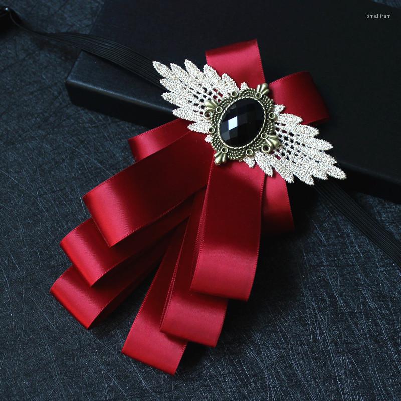 

Bow Ties Handmade Men's Rhinestone Tie For Wedding Korean Fashion Women's Shirts Collars Flower High-end British Business Suit