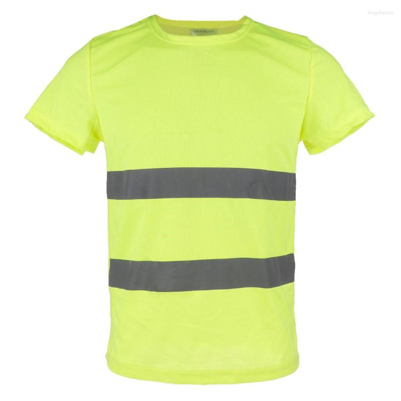 

Racing Jackets Reflective T-shirt With 360-degree Tapes Safety L-, Yellow l