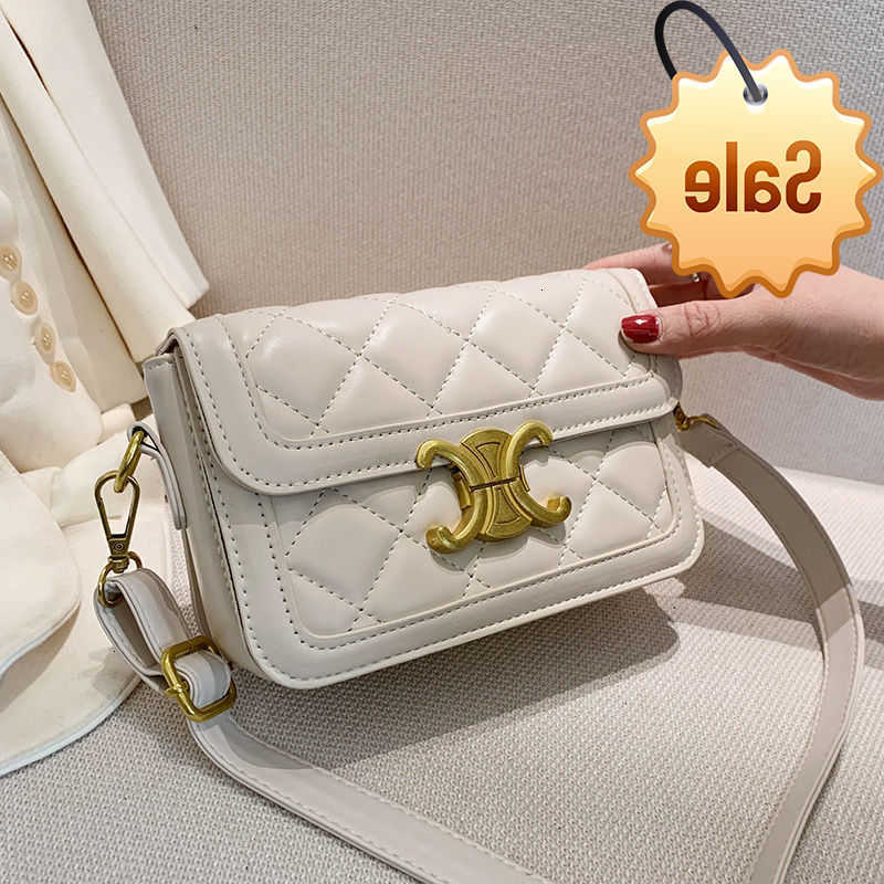 Designer bags Arc De Triomphe 2022 New Women's Lingge Net Red Chain Texture Korean Fashion Versatile One Shoulder Diagonal Bag Factory Direct S