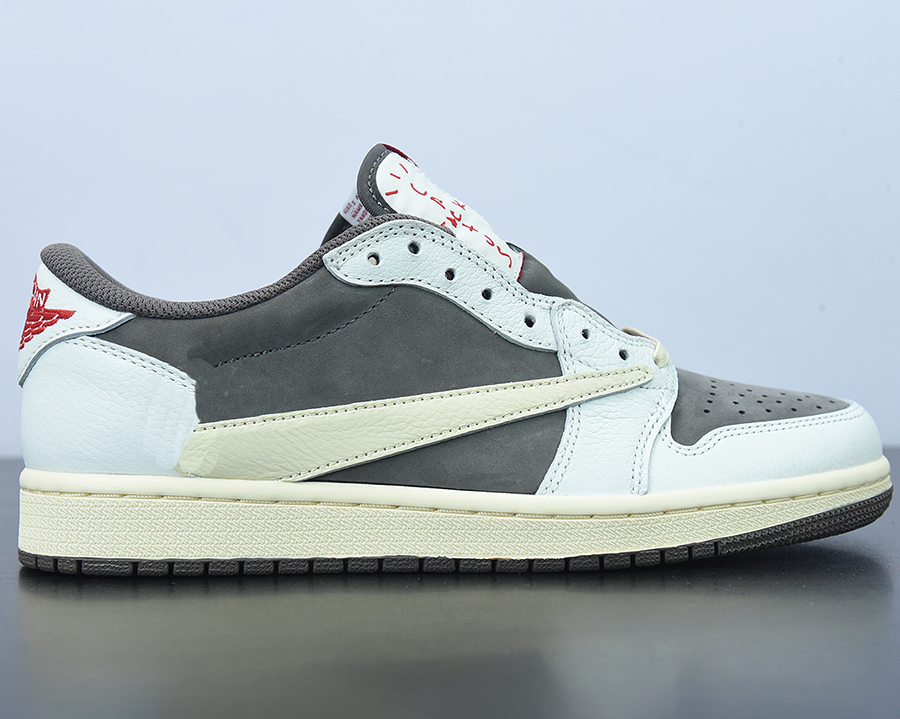 

TS x Jumpman 1 Low Basketball shoes Designer Sport Shoe Reverse Mocha University Red Fashion Trainers Come With Box, #1