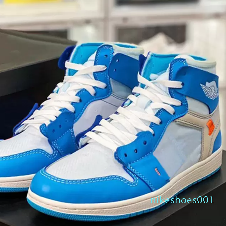 

Blue boots White North Carolina Chaussures Trainers Sneakers 36-46