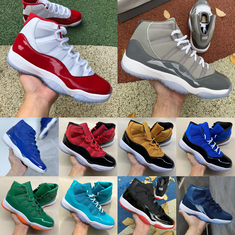 

Jumpman 11 11s men basketball shoes women Cool Grey Cherry Moon Velvet Midnight Navy Bred Pure Violet 72-10 Citrus Emerald White Bred Cap and Gown mens sports sneakers, As photo 7