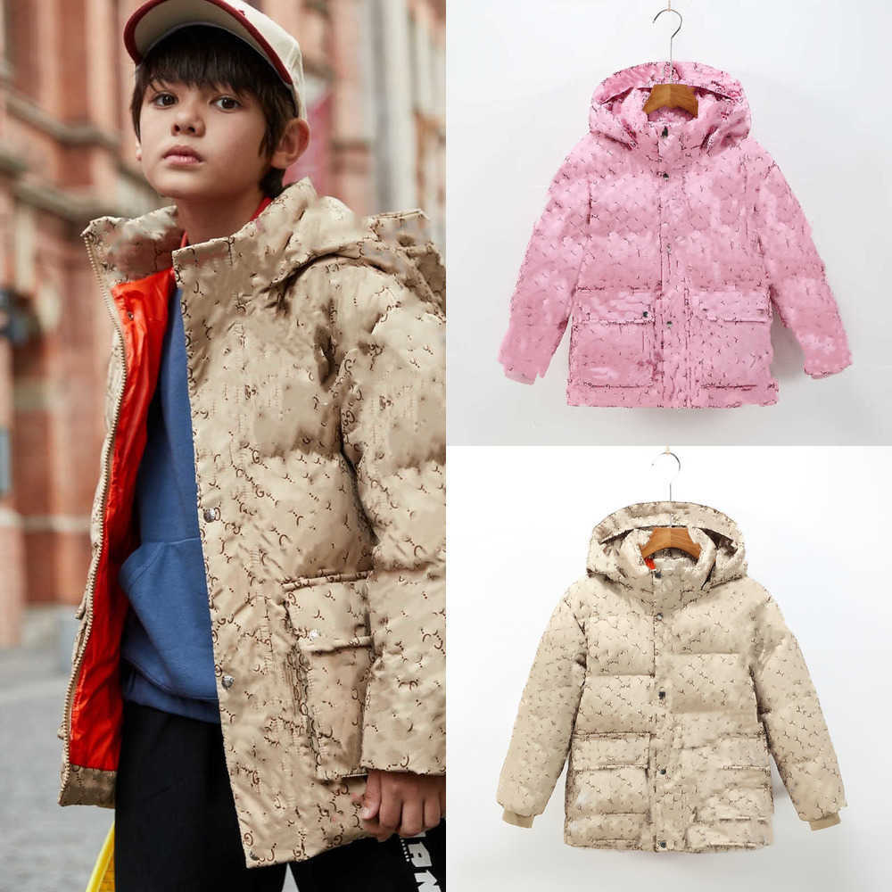 

Children Boy Girl Puffer Down Jackets Double G Letters Monograms Parkas Coat Toddler Students Thick Warm Outwear Windbreaker Body Warmer Snow Ski Outdoor Tops, Fill postage
