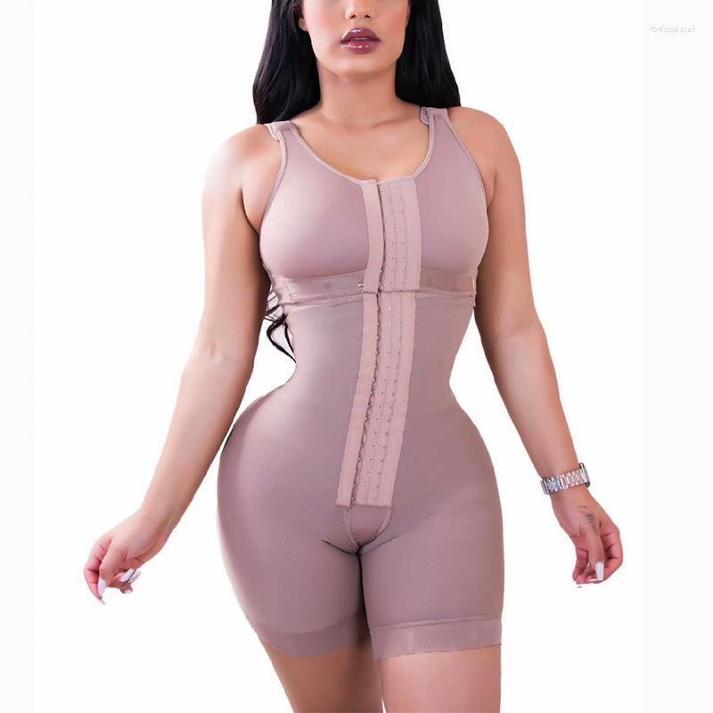 

Women' Shapers Fajas Binder Chest Woman Shaper With Hook And Eye Adjustable Bra BuLifter Sexy Shapewear Tummy Control Postpartum Girdle, Beige