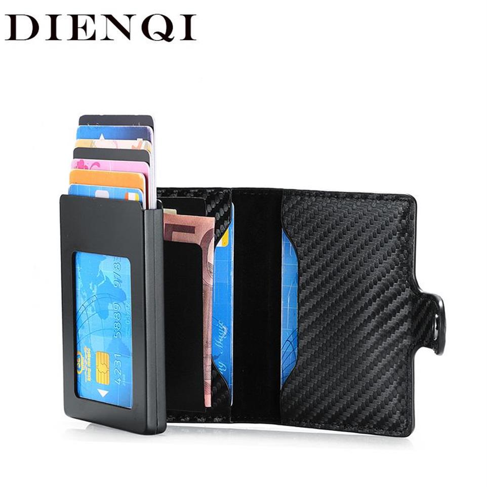 

Wallets Rfid Carbon Fiber Men Money Bag Slim Thin Mini Smart Black Fashion Brand Ridge Male Laser Engraver Walet313W