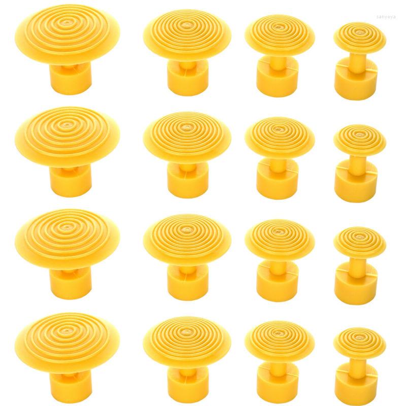 

Professional Hand Tool Sets Dent Tabs Paintless Repair Tools 16pcs High Quality Durable Yellow Glue Suction Cup Car Kit Herramentas