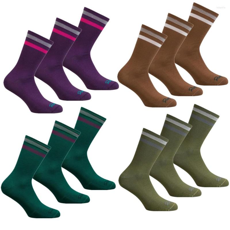 

Sports Socks High Quality Cycling Rapha Compression Men And Women Soccer Basketball 7 Color, Brown