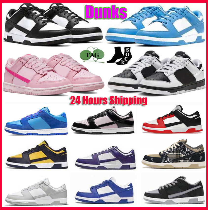 

Designer Dunks Casual Shoes Panda White Black Dunked Chunky UNC Coast Mens Triple Pink velvet Shadow Chicago University red Kentucky men women Sneakers GAI, Dk 36-47 (2)