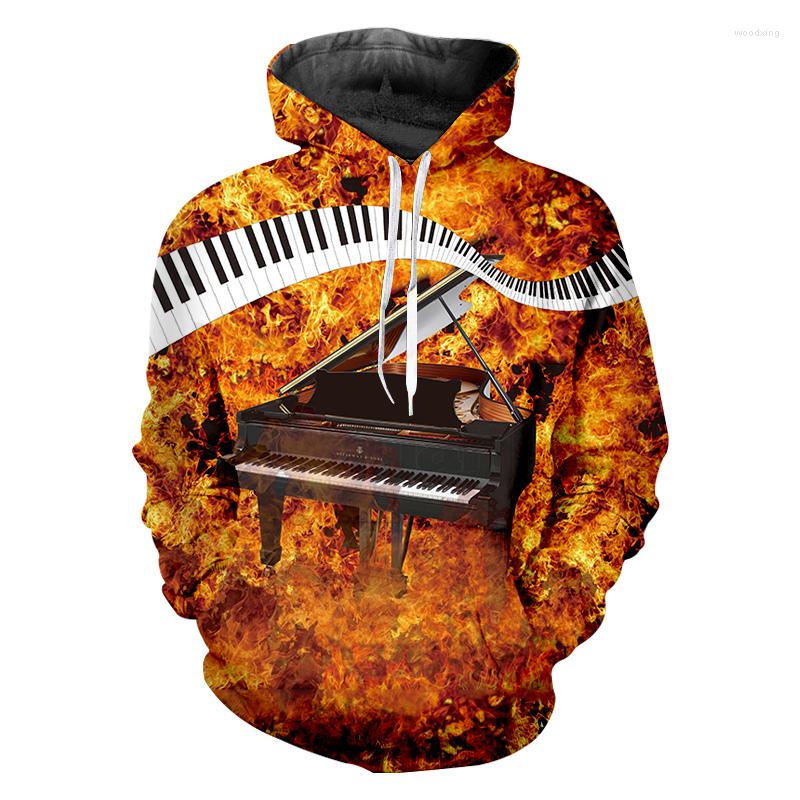 

Men's Hoodies Flame Music Piano Artist 3d Stand Collar Hoodie Men Women Jackets Long Sleeve Sweatshirts Tops Dropship Custom 4XL, 00318