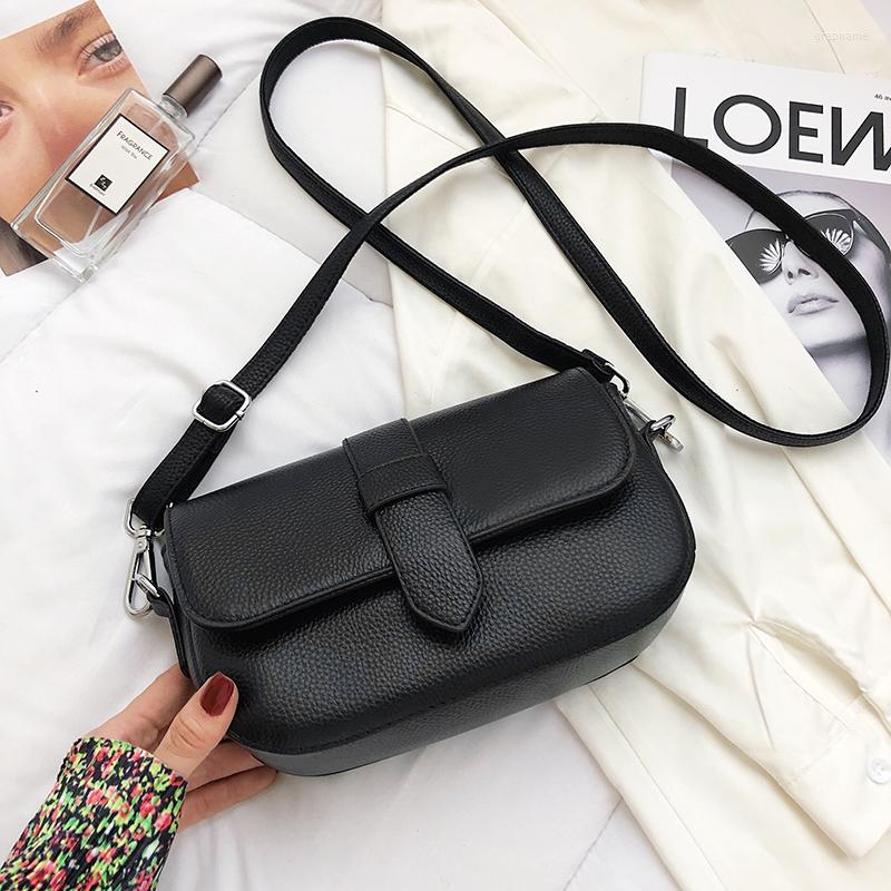 

Evening Bags Myvision 2022 Fashion Lady Messenger Bag Wallet High Quality Leather Small Shoulder, Black