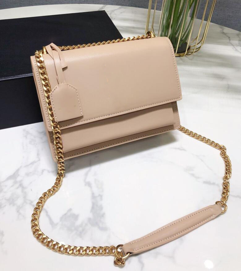 

Designer bag Luxury zuolan sunset Bag Classic latest color Woman shoulder Chain handbag Toothpick pattern leather
