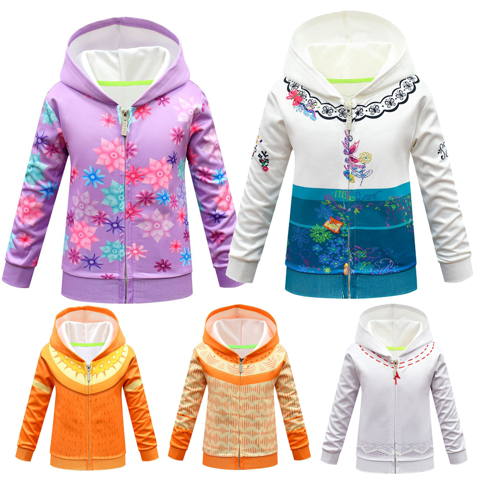 

Jackets Charm Hoodies Kid Cartoon Mirabel Isabela Hooded Sweatshirts Pullover Pepa Dolores Luisa Casual Clothing 221010