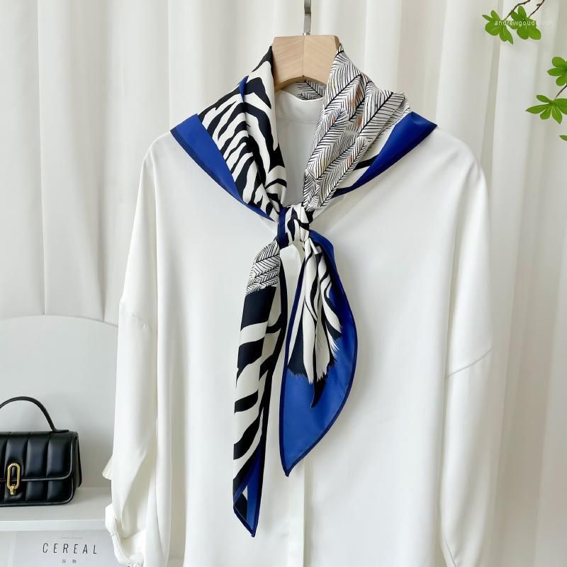 

Scarves Spring Summer Scarf Triangle Female Korean Artistic Decorative Print Shawl Women