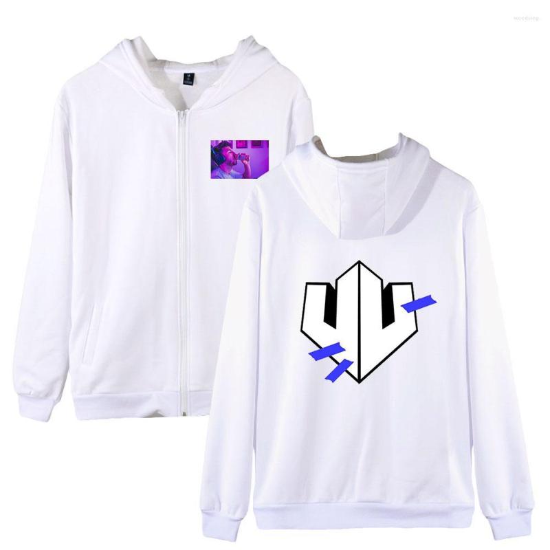 

Men's Hoodies Willyrex Zip Sweatshirt Casual Hooded Unique Social Star Long-sleeved Fashion Hoodie Hip-hop Zipper Clothes, Gray1